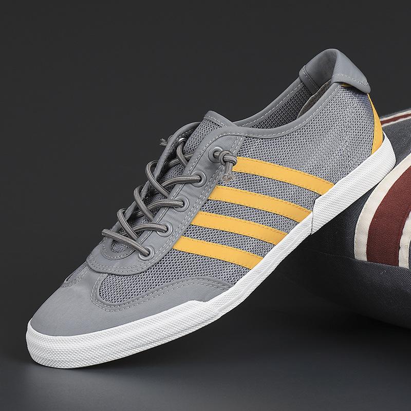 Summer Mens Shoes Mesh Shoes Casual Shoes One Foot Pedals Lazy Shoes Fashionable Trendy Shoes Mesh Shoes Board Shoes