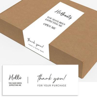 50 Pcs Thank You Decoration Stickers Seal Labels Small Business Commodity Packaging Sealing Stickers Personalized Package Label