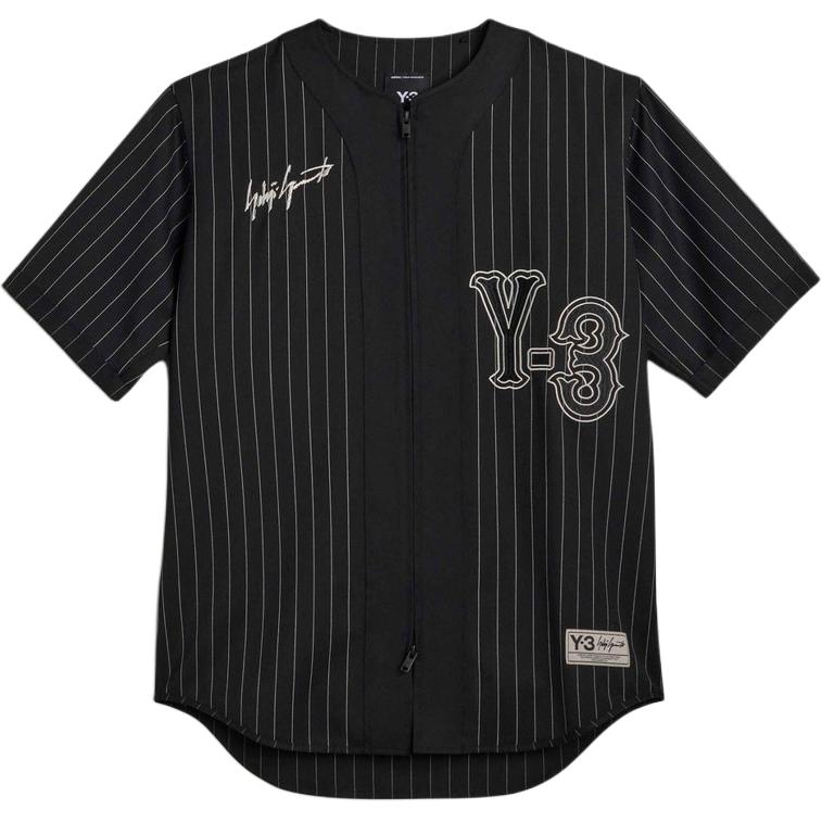 Y-3 Elite 5 Baseball Jersey Black Unisex Tops KS7640 M