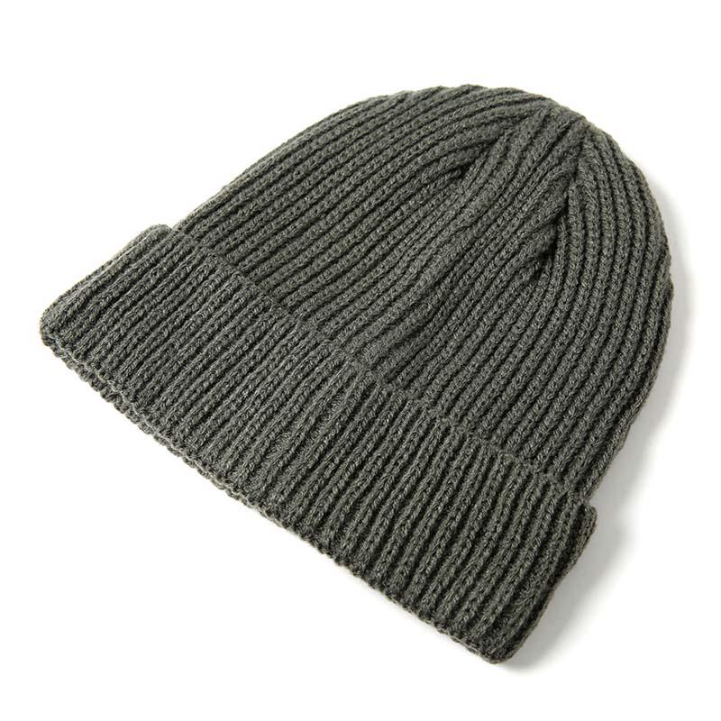 Unisex Fashion Solid Color Beanie Hat Stretch Soft Knit Cotton Cap Winter Warm Hat Couple Hat