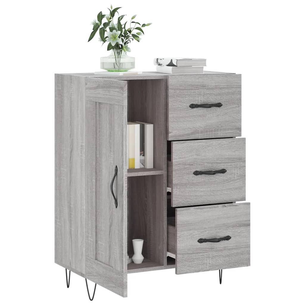 Sideboard Gray Sonoma 69.5 x 34 x 90 cm Particleboard