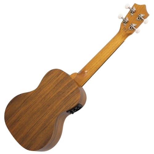 ARIA ACU-1KE Aria Concert Ukulele with Preamp, Koa Wood, and Geared Tuners