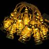 10 LEDs Fairy Lights Lamp Shape String Light 1.65m/5.41ft Warm White Colorful String Lights for Home Bedroom Party Indoor Wedding Festival Valentine