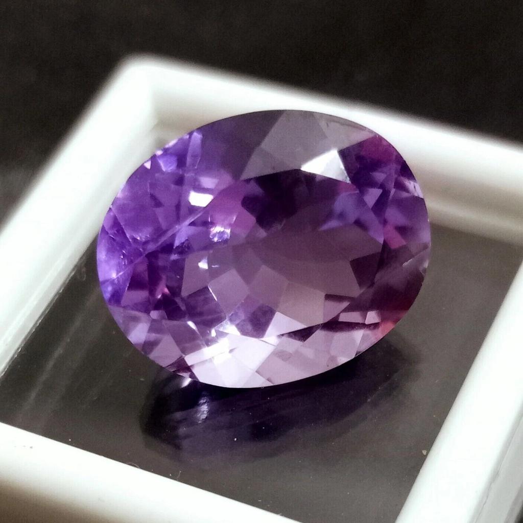 10.90 Ct Natural Amethyst Oval Cut AAA Certified Loose Gemstone