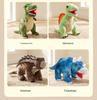 Dinosaur Plush Toys: Tyrannosaurus, Triceratops, Velociraptor & Ankylosaurus for Boys