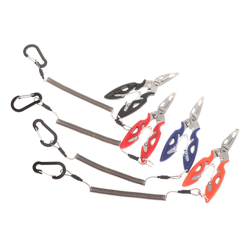 Multifunction Fishing Pliers Tools For Goods Tackle Gear Hook Recover Pliers Vise Knitting Flies Scissors Braid Set Fish Tongs
