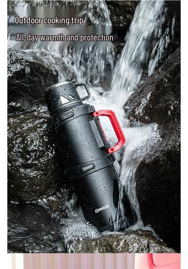 Large-Capacity Portable Thermos, 316 Stainless Steel, 3L & 5L Options, Ideal for Car Travel & Outdoor Use.
