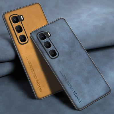 Etui na Infinix Hot 60 5G Luksusowe etui na telefon ze skóry PU Dla Infinix Hot 60i 4G Hot60 i Tylna Pokrywa Silikonowa Pełna Ochrona Coque