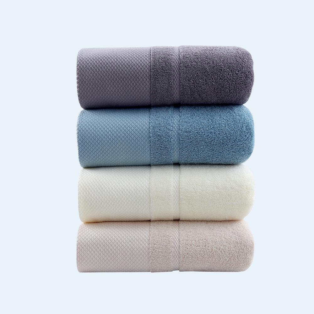 Quick-Drying, Absorbent, No-Shed, Thickened Unisex Bath Towel - 100% Pure Cotton for Adults