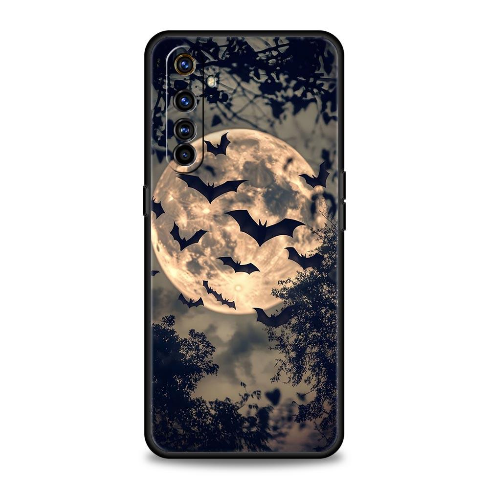 Goth Vampire Bat animal Phone Case For Realme 13 12 10 9 8 7 GT3 GT5 GT2 Pro Plus 5G C21 C25 C35 GT Neo 2 3 3T 5 Cover