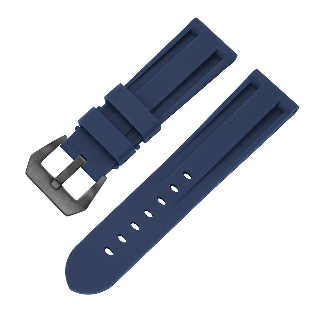 Gummiarmband für Panerai Armband für Omega Universelles Silikon-Uhrenarmband HerrenDamen Sport Wasserdichtes Armband 20mm 22mm 24mm 26mm