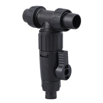 Aquarium Water Change Valve Stable 3 Way Water Flow Control Valve Fish Tank Water Changer Connector