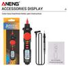 New ANENG A3004 Digital Multimeter Pen 4000 Counts AC/DC Current Meter Electric Handheld Tester Voltage Resistance Profesional Tools Digital Display