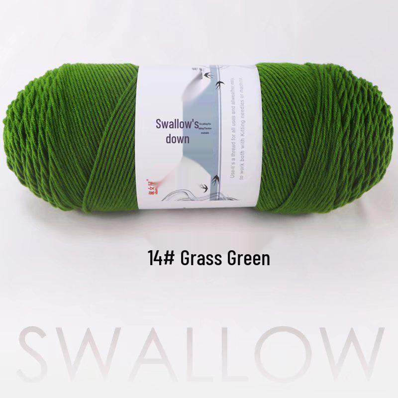 Large Skein 5-Ply Milk Cotton Yarn: Luxurious Plush for Doll Making & Seat Cushions, Available in 80 Colors