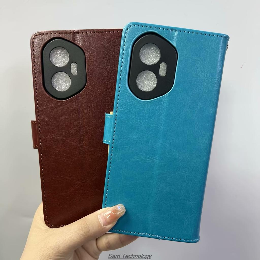 Card Holder Cover Case for Huawei Honor 300 / Honor300 Pu Leather Flip Cover Retro Wallet Phone Case Business Capa Fundas Coque