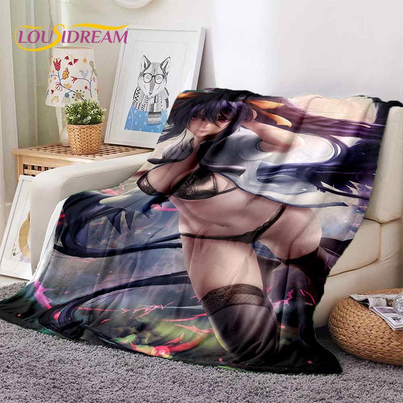 Cartoon Character Sexy Lace Girls Cute Anime Soft Blankets,Keep Warm Throw Blanket Comfortable for Picnic Beds Sofa Home Bedroom