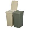 TONBO Shinki Synthetic Tombo Garbage Bin Connectable 45 Liters Khaki Green Width 31 x Depth 39 x Height cm With Lid Separation Durable Outdoor Balcony