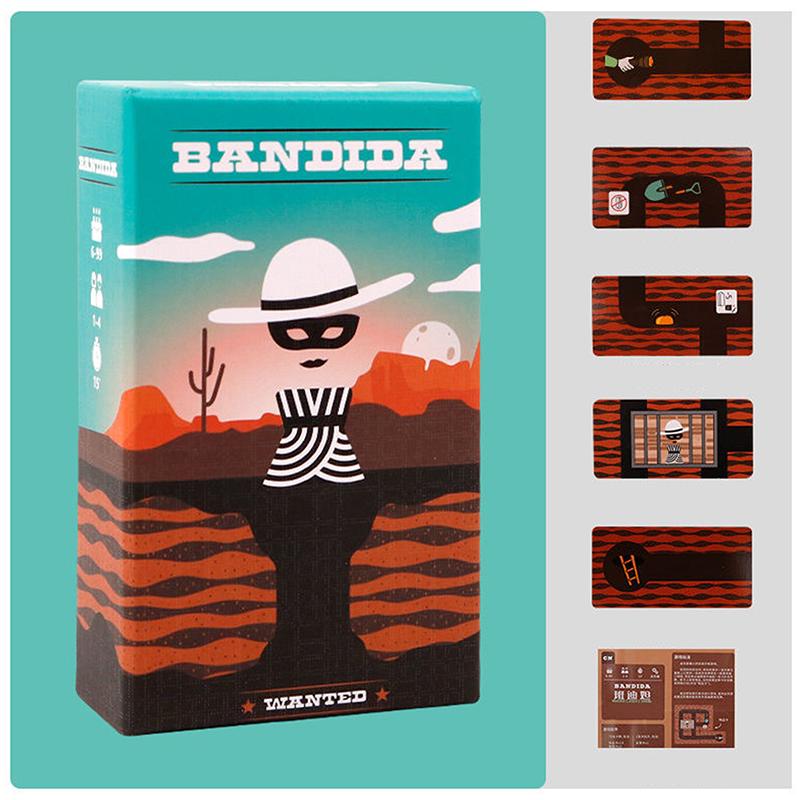 

1 Набор Веселая Стратегическая Игра Bandido Bandida Пазл Настольная Игра Для 1-4 Игроков, 15 Min Семейная Вечеринка Игра