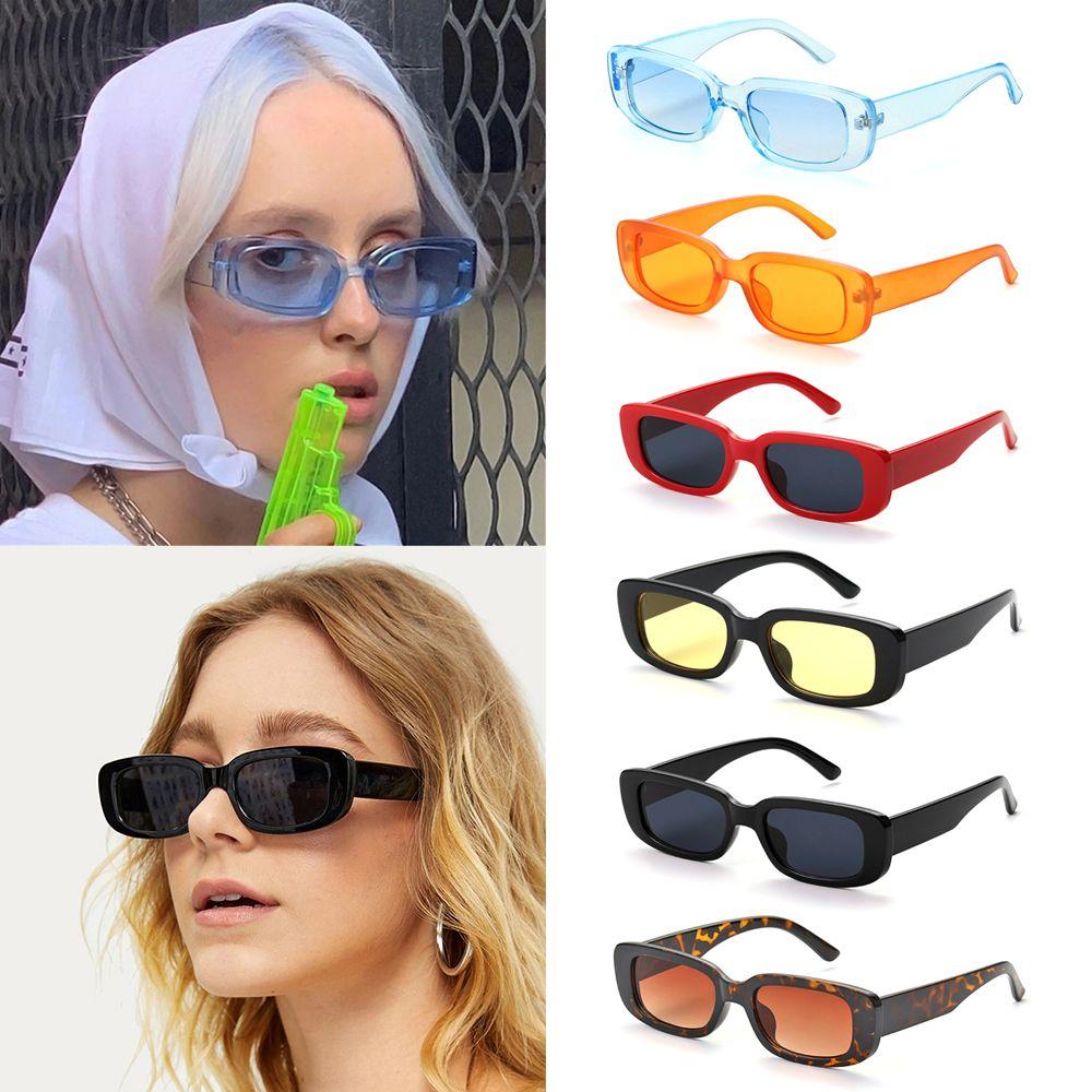 Travel Small Rectangle Square Frame Eyewear Women Sunglasses Eyeglasses Sun Glasses