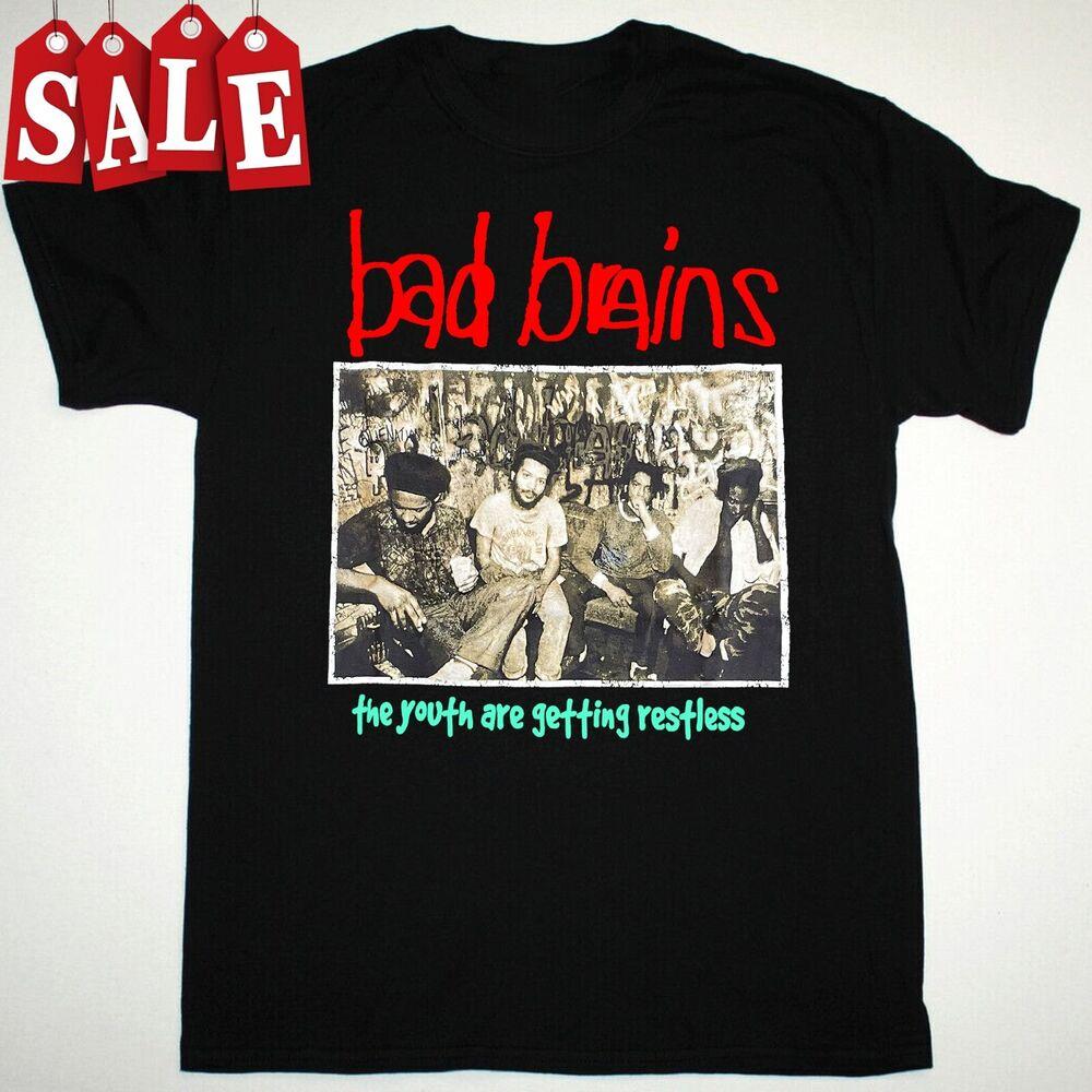 Rare Bad Brains Band Unisex Men All Size T-Shirt NLS5.161 Unisex T-Shirt M