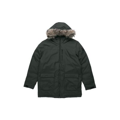 Xploric Parka Windproof Warm Hooded Cotton Jacket Men Outerwear Gray-Green DZ1432