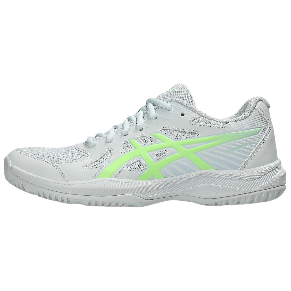 ASICS UPCOURT 6 Abrasion Resistant Support Breathable Training Shoes Women s White/Green 1072A107-404 36