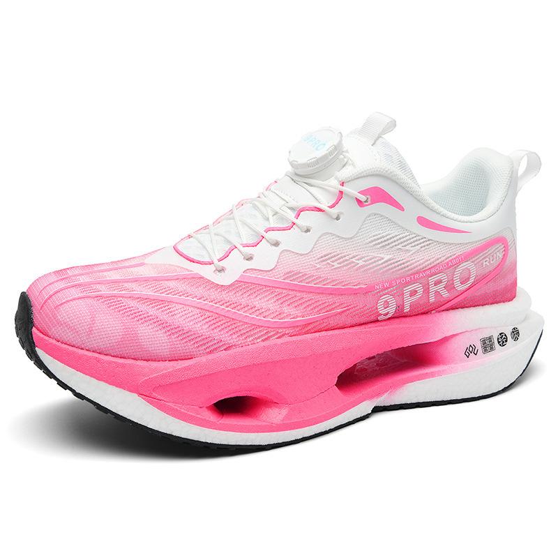 

2025 new large-size carbon board running shoes, men s and women s summer breathable professional racing shoes, ultra-light shock-absorbing running sh 30