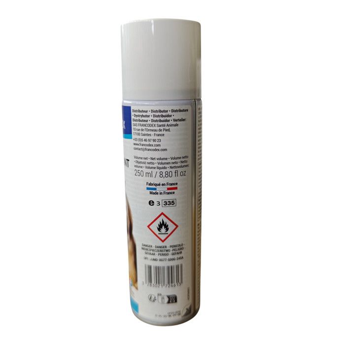 Spray Démêlant - FRANCODEX - 250 ml - Huile de Jojoba - Prévention des nœuds - Coiffage facile