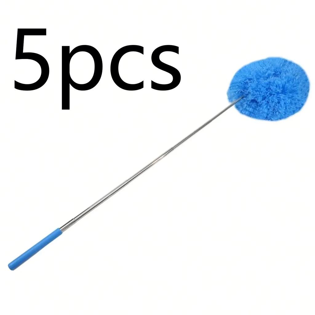 1PC Microfiber Ceiling Fan Duster Extends Up To 80cm Long Handled Dust Locking Reusable Cleaner Brush Home Cleaning Tool