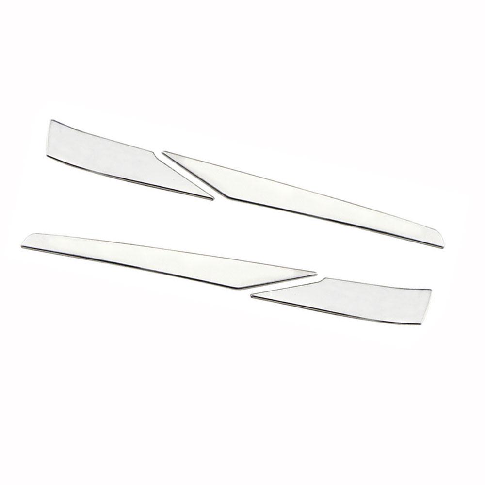 

Для Hyundai Kona Encino Kauai 2017 2018 2019 2020 2025 2025 Наклейка на зеркало заднего вида Накладка на боковую дверь Аксессуары для стайлинга серебряный