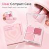 Xinxin love blush, high gloss, natural nude makeup, facial brightening, swelling, and repairing all-in-one disc