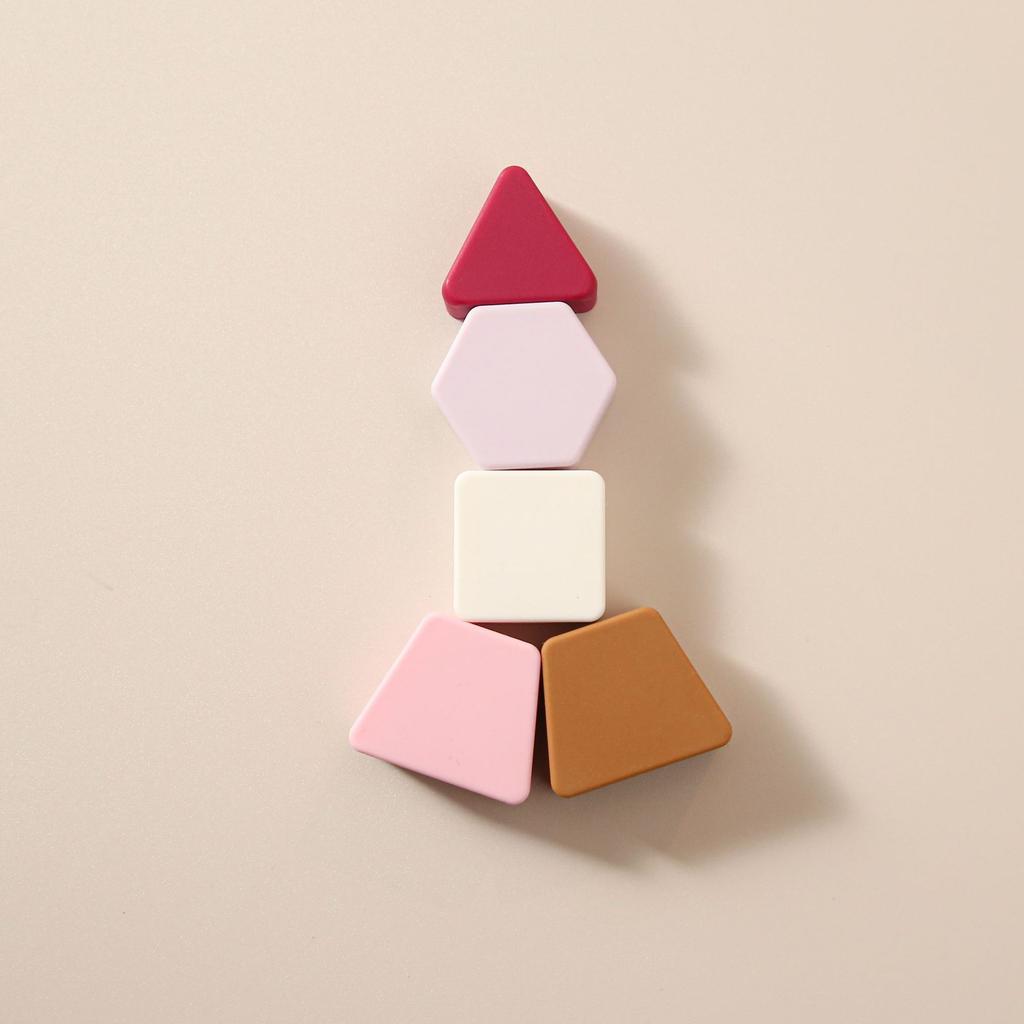 Shape Cognition Matching Toy Children's Geometric Equal Panel Hand Grip Panel Silica Gel Panel Teaching Aid