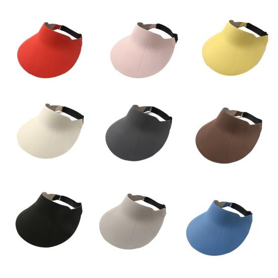 Children Hat Seamless Hollow Top Design Full Face Sun Protection Hat Adjustable Head Circumference Breathable Summer Cap