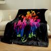 Golf Players Ombre Art Blanket bedroom Blanket for Livingroom Couch lunch break Soft throw for Friend's festival Gift