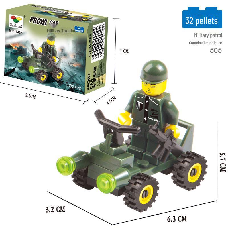 "Jucărie Mașină Mini Blocuri de Construcție Educative pentru Copii - Cadou de Antrenament pentru Grădiniță"