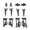 RC Car Suspension Arm Aluminum Alloy Front Rear Suspension Arm Steering Cup Rear Axle Holder Set Upgraded Parts for MJX 14210 14209 1Celsius14 RC Car