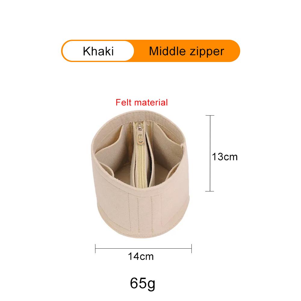 

Bag Organizer Insert For LV Canne Makeup Bag Inner Pouch Protective Lining Bag For Wealth Bucket Daily Use Retro Style 1 piece