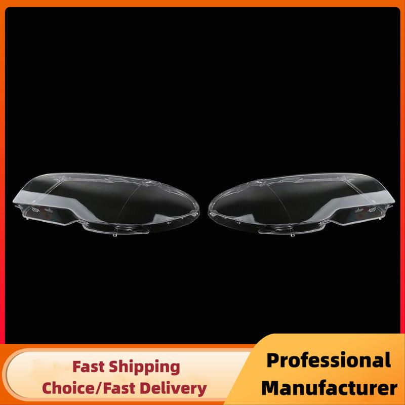 Car Front Headlight Lens Cover For BMW 3-Series E46 2-Door LCI 325 330 Coupe 2003 2004 2005 2006 Clear Headlamp Cover Shell