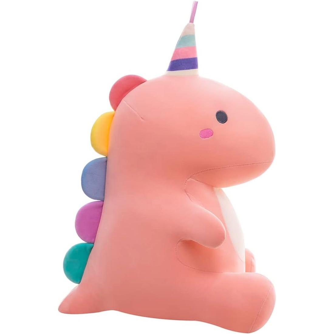 

40cm/30cm Dinosaur Plush Toy Fat Dino Stuffed Animal Dolls, Blue Dinosaur Plush Toy Pillow, Gift for Kids and Girls 30cm рожевий