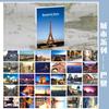30 Sheets/LOT Romantic Paris Series Postcard INS Style Eiffel Tower Scenery Greeting Message Cards Office Stationery