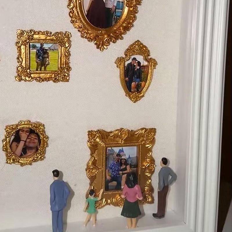 Gør-det-selv Mini Museum Silhuetæske – Fejr Dine Unikke Minder Med Stil, Personlig Gør-det-selv Foto Familie Hukommelse Displayæske Ramme