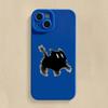 Mischievous Cat Silicone Phone Case For Samsung Galaxy S23 S22 Ultra S21 Plus S20 FE Note 20 A13 A23 A33 A53 A32 A52 A72 Cover