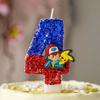 Number Candles 0-9 Set for Birthday Decorations, Baking Supplies for Kids Party