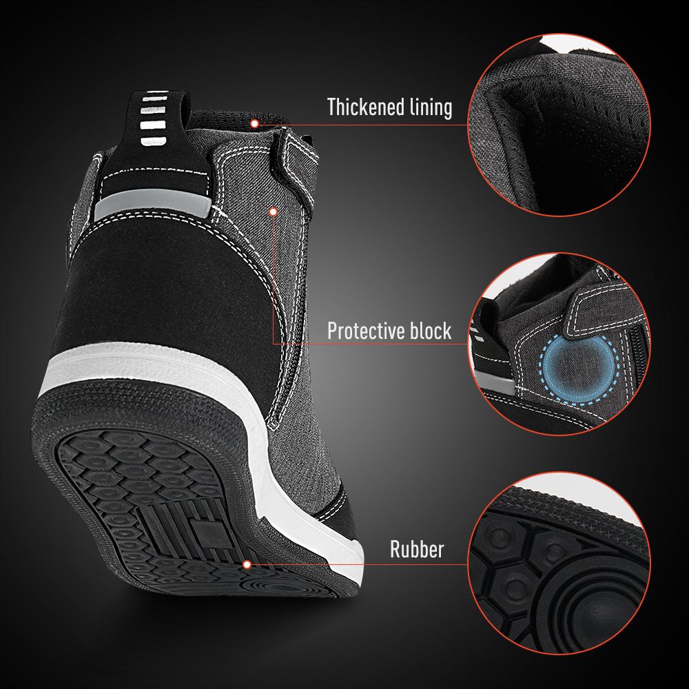 Cross-Border Breathable Motorcycle Riding Shoes - Anti-Fall Road Racing & Parkour Gear for All Seasons