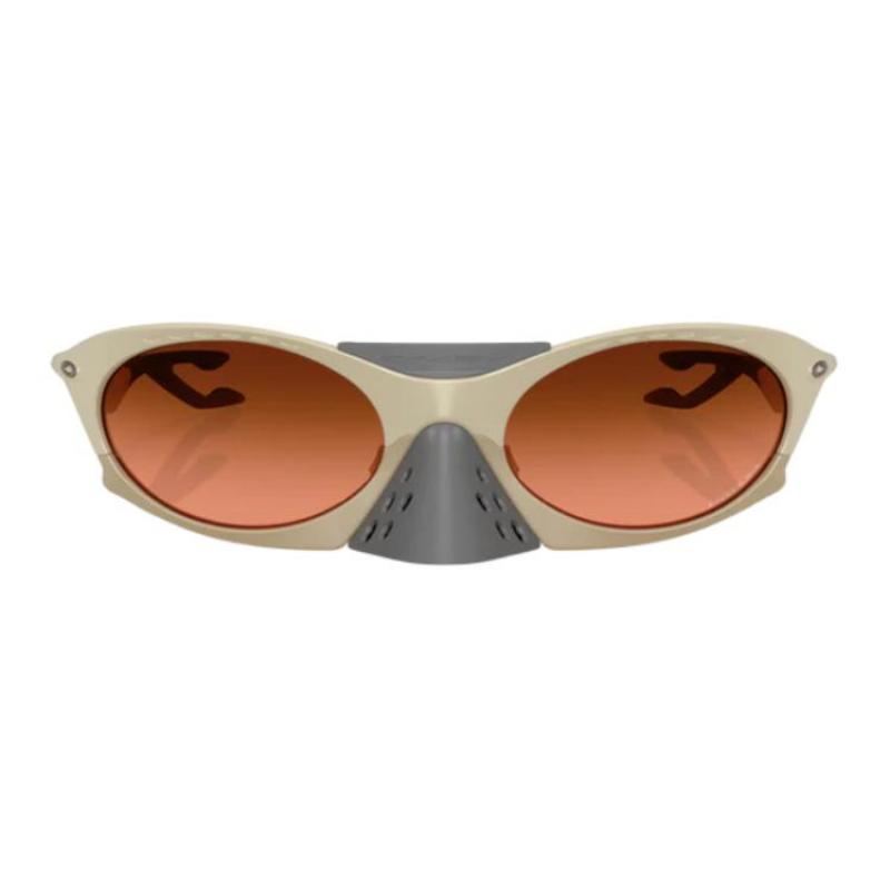 Oakley Full Frame Design Oval Sunglasses Men's White