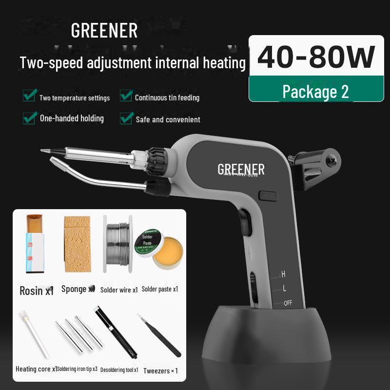 Green Forest Professional Electric Soldering Gun - Automatic Home Repair Welding Tool