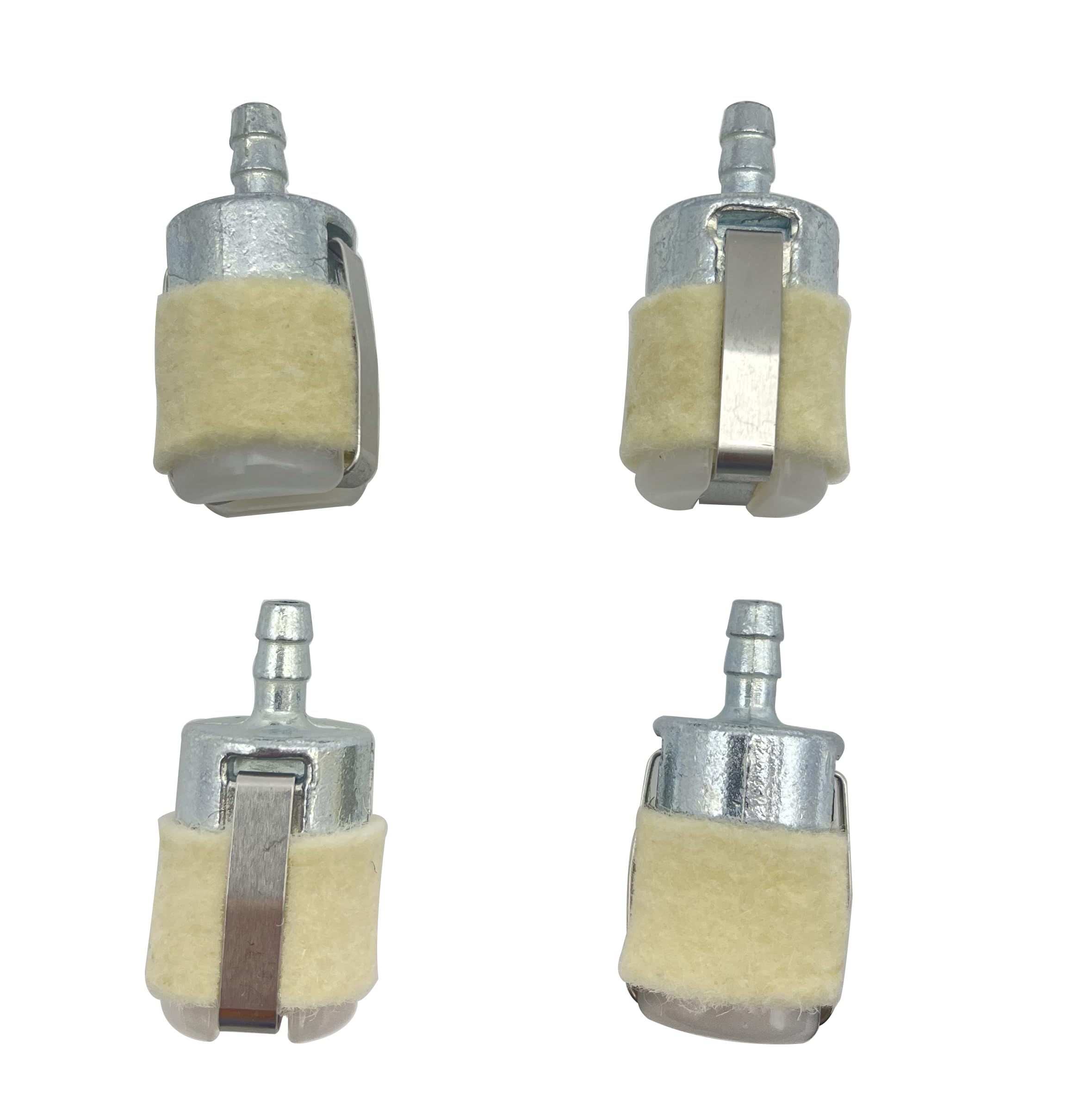 

Fuel Filter Lawn Mower Repair Parts Filter Set of 4 Tanaka Chainsaw Parts Applicable Lawn Mower Engine Chainsaw Lawn Mower Filter Easy to Replace Long