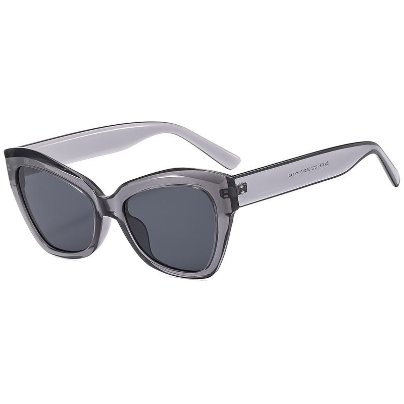 Women s Cat Eye Sunglasses: Fashionable Large Frame, Cross-Border Style