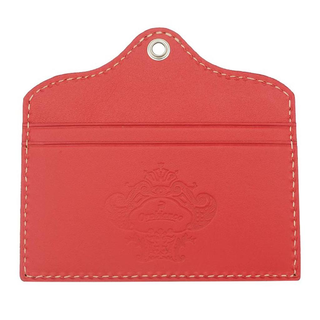 Orobianco OROBIANCO ID Case, Pass Case, Red, ORID-010, ID Case, Card Holder, Card Case