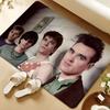 The S-smiths Band Floor Mat Soft Flannel Rug Non-Slip Absorbent Mat For Bathroom Bedroom Home Decor